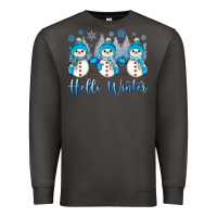 Smoke snowman hello winter Premium Sweatshirt - JahusDesignShop