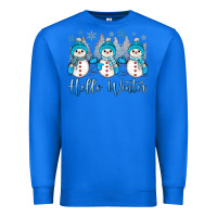 True Royal snowman hello winter Premium Sweatshirt - JahusDesignShop