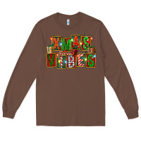 Chestnut Christmas xmas vibes Long Sleeve Tee - FaDigitalArtStudio