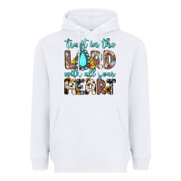 White trust in the lord with all your heart Heavyweight Hoodie - JahusDesignShop