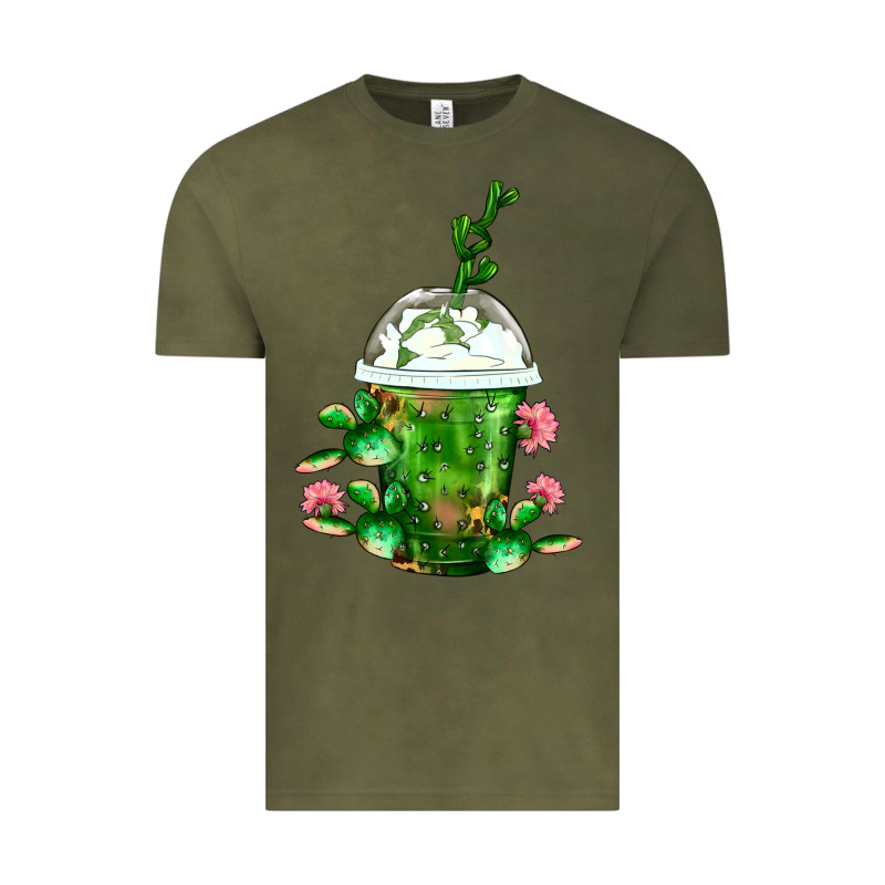 Western Cactus Cold Frappe Vintage Tee by FaDigitalArtStudio | Teevron