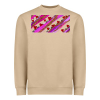 Mushroom leopar and cowhide with heart candies Heavyweight Sweatshirt - AdoDesignShop