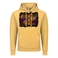 Halloween Pumpkin Background Vintage Hoodie | Teevron