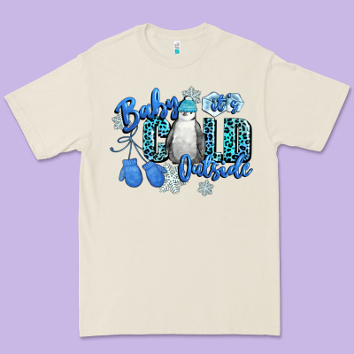Baby Its Cold Outside Premium Tee Designed By Cowgirlartshop