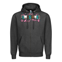 Charcoal Heather floss boss Zipper Hoodie - AdoDesignShop