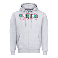 Heather Grey floss boss Zipper Hoodie - AdoDesignShop