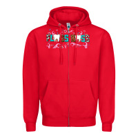 Red floss boss Zipper Hoodie - AdoDesignShop