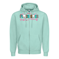 Seafoam floss boss Zipper Hoodie - AdoDesignShop