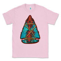 Bubblegum Pink turquoise glitter aztec arrowhead Classic Tee - Jasminsmagicworld
