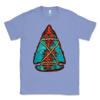 Colony Blue turquoise glitter aztec arrowhead Classic Tee - Jasminsmagicworld