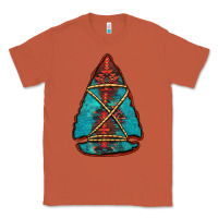 Copper turquoise glitter aztec arrowhead Classic Tee - Jasminsmagicworld