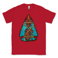 Red turquoise glitter aztec arrowhead Classic Tee - Jasminsmagicworld