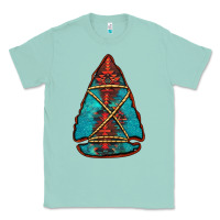 Seafoam turquoise glitter aztec arrowhead Classic Tee - Jasminsmagicworld