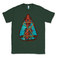 Sports Green turquoise glitter aztec arrowhead Classic Tee - Jasminsmagicworld