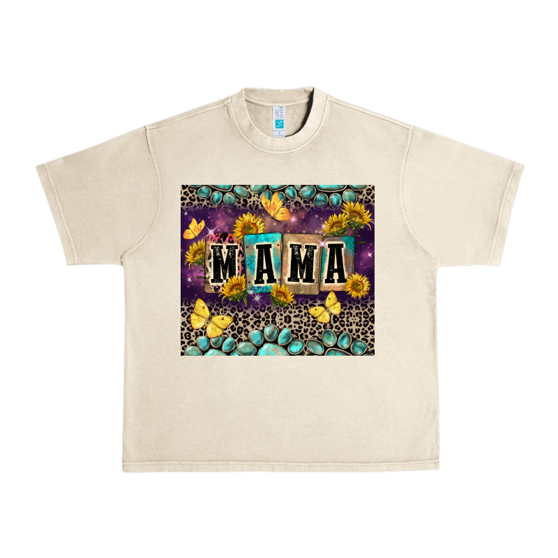 Mama With Sunflowers Urban Heavy Tee by FaDigitalArtStudio | Teevron