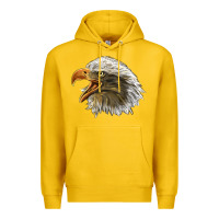 Lemon Bald Head Eagle Premium Hoodie - LillyAllenDesigns