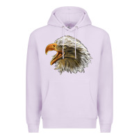 Lilac Bald Head Eagle Premium Hoodie - LillyAllenDesigns
