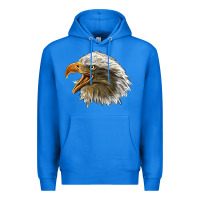 True Royal Bald Head Eagle Premium Hoodie - LillyAllenDesigns
