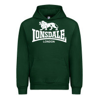 Forest Green lonsdale classic logo lion Urban Hoodie - DesignPulse