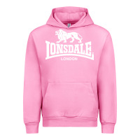 Fuchsia Pink lonsdale classic logo lion Urban Hoodie - DesignPulse