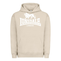 Pigment French Oak lonsdale classic logo lion Urban Hoodie - DesignPulse