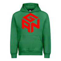 Emerald GAN CUBE TIME Urban Hoodie - DesignPulse