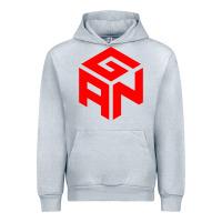 Heather Grey GAN CUBE TIME Urban Hoodie - DesignPulse