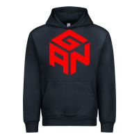Navy GAN CUBE TIME Urban Hoodie - DesignPulse