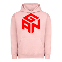 Pigment Salmon GAN CUBE TIME Urban Hoodie - DesignPulse