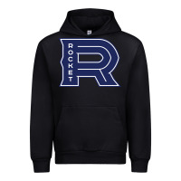 Black laval rocket Urban Hoodie - DesignPulse