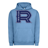 Pigment Pebble Blue laval rocket Urban Hoodie - DesignPulse