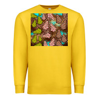 Lemon little debbie tree cakes leopard turquoise Premium Sweatshirt - JahusDesignShop