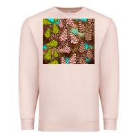 Pale Pink little debbie tree cakes leopard turquoise Premium Sweatshirt - JahusDesignShop