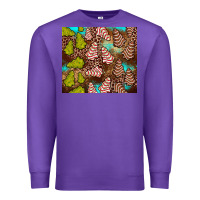 Purple little debbie tree cakes leopard turquoise Premium Sweatshirt - JahusDesignShop