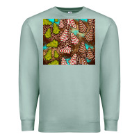 Seafoam little debbie tree cakes leopard turquoise Premium Sweatshirt - JahusDesignShop