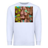 White little debbie tree cakes leopard turquoise Premium Sweatshirt - JahusDesignShop