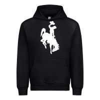 Black wyoming cowboys Urban Hoodie - DesignPulse