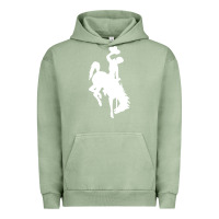 Pigment Oil Green wyoming cowboys Urban Hoodie - DesignPulse