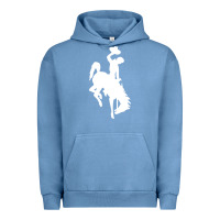 Pigment Pebble Blue wyoming cowboys Urban Hoodie - DesignPulse