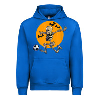 Cobalt skeleton soccer player funny halloween blood moon Urban Hoodie - DesignPulse
