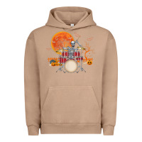Pigment Burro Skeleton Drummer Halloween Costume Playing Drums Mens Boys Urban Hoodie - DesignPulse