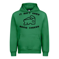 Emerald it ain't easy being cheesy Urban Hoodie - DesignPulse