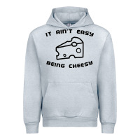 Heather Grey it ain't easy being cheesy Urban Hoodie - DesignPulse