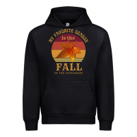 Black feminist my favorite season is fall patriarchy retro vintage long slee Urban Hoodie - DesignPulse