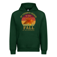 Forest Green feminist my favorite season is fall patriarchy retro vintage long slee Urban Hoodie - DesignPulse