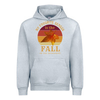 Heather Grey feminist my favorite season is fall patriarchy retro vintage long slee Urban Hoodie - DesignPulse