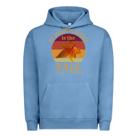 Pigment Pebble Blue feminist my favorite season is fall patriarchy retro vintage long slee Urban Hoodie - DesignPulse