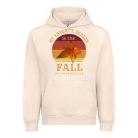 Sandshell feminist my favorite season is fall patriarchy retro vintage long slee Urban Hoodie - DesignPulse