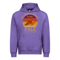 Tulip feminist my favorite season is fall patriarchy retro vintage long slee Urban Hoodie - DesignPulse