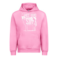 Fuchsia Pink Nice Hand Sir Donkey Poker Funny Gambling Design For Fans Urban Hoodie - DesignPulse